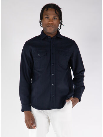 CAMICIA HEAVY WEIGHT, NAVY, small