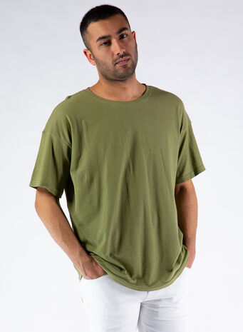 T-SHIRT GIROCOLLO OVER, MILITY, small