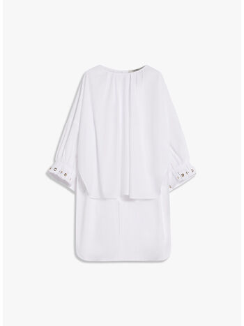 CAMICIA MORBIDA MAYA, 001 BIANCO, small