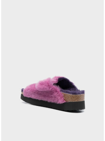 CIABATTA ARIZONA BIG BUCKLE SHEARLING, DARK BERRY, small