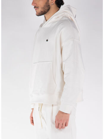 FELPA HOODIE, 013 CREAM, small