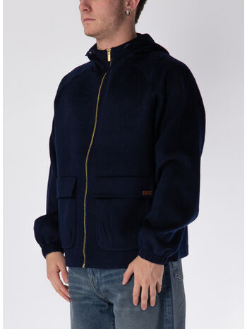 GIACCA CON CAPPUCCIO, NY NAVY, small