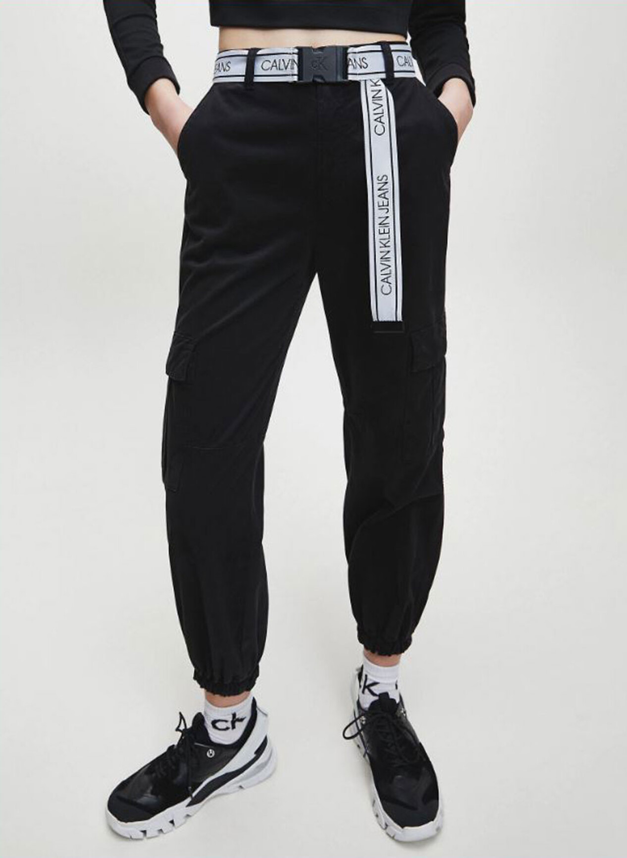 CALVIN KLEIN PANTALONI CARGO CON CINTURA Uomo | Selecteur