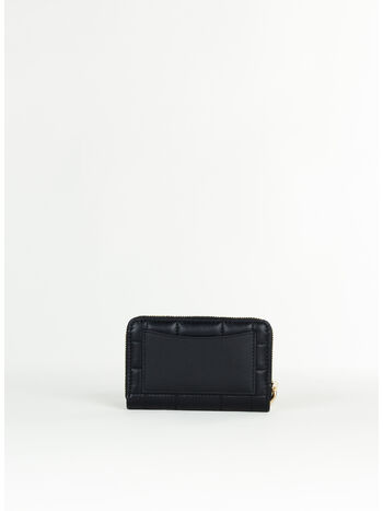 PORTAFOGLIO PICCOLO IN PELLE TRAPUNTATA, 001 BLACK, small