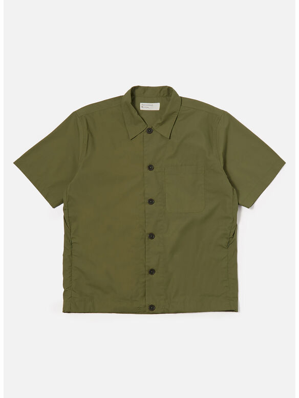 CAMICIA TECH OVERSHIRT, OLIVE, medium