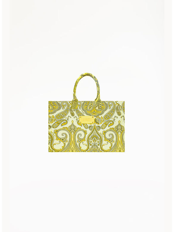 BORSA GRANDE SIANT TROPEZ COTE D'AZUR STYL, 020 GIALLO, medium
