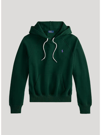 FELPA HOODIE CON LOGO RICAMATO, NORTHWEST PINE, small