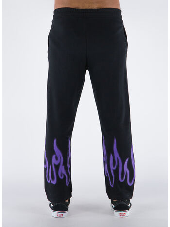 PANTALONE SPRAY FLAMES, BLACKPURPLE, small