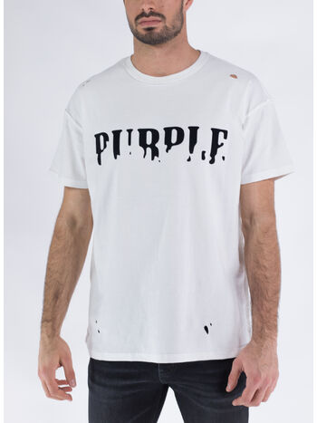T-SHIRT P101 TEXTURED JERSEY, WHITE WHITE, small