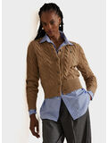 CARDIGAN INTRECCIATO, COLLECTION CAMEL, thumb