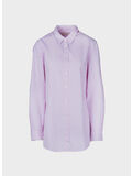 CAMICIA BRIGITTE, 01365L COTTONSBBEACHSTRIPESV21EMB, thumb