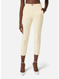 PANTALONE IN CRÊPE CON TASCHE E PLACCA LOGO, DC7 LEMONADE, thumb