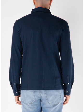 POLO TIBERE ICE COTTON, K89 BLUE DEPTH, small