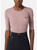 T-SHIRT A COSTINE CON TASCHINO, EA6 SUNRISE, thumb