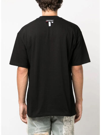 T-SHIRT ROCK SKULL GRAPHIC, BLACK, small