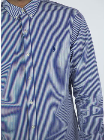 CAMICIA A RIGHE, 4655A NAVY/WHITE, small