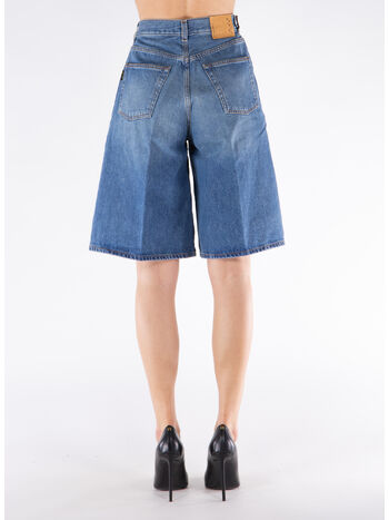 SHORTS IN DEMIN BECKY, L0833 PIANO BLUE, small
