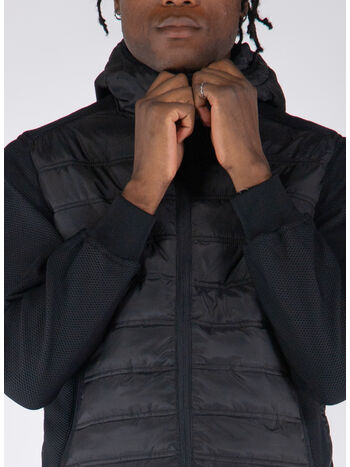 PIUMINO HYBRID SOFTSHELL, 001 BLACK, small