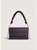 BORSA BOHEME GRANA DOUBLE SMALL, 738 PRUNE/RIBES, thumb
