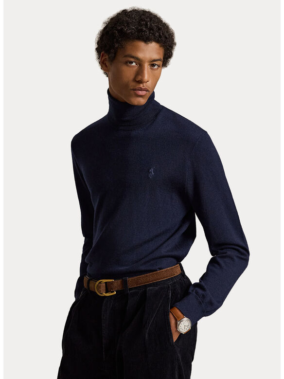 MAGLIONE DOLCEVITA, HUNTER NAVY, medium
