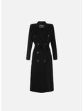 CAPPOTTO IN PURA LANA TAGLIO DRITTO, 110 NERO, thumb