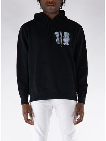 FELPA HOODIE YUSUKE ISAO, 89.67 BLACK, small
