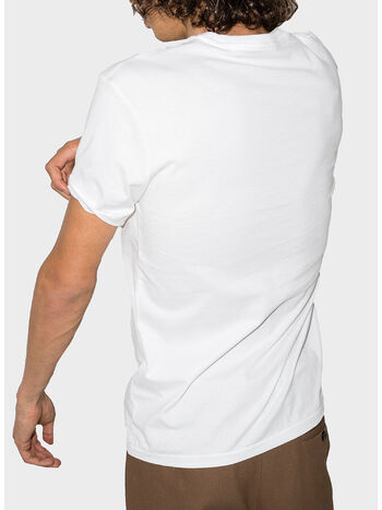 T-SHIRT CUSTOM A MANICHE CORTE, WHITE, small