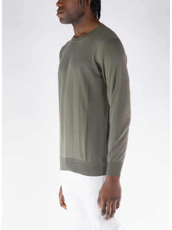 MAGLIONE GIROCOLLO, 186 OLIVA, small