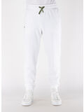 PANTALONE IN FELPA ANDERSON, 100 BIANCO OTTICO, thumb
