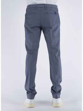 PANTALONE CHINO CON TASCHE AMERICANE, 4017 BLU AVION, small
