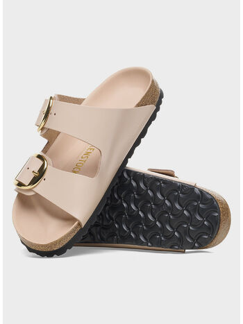 CIABATTA ARIZONA BIG BUCKLE SHINE, BEIGE, small