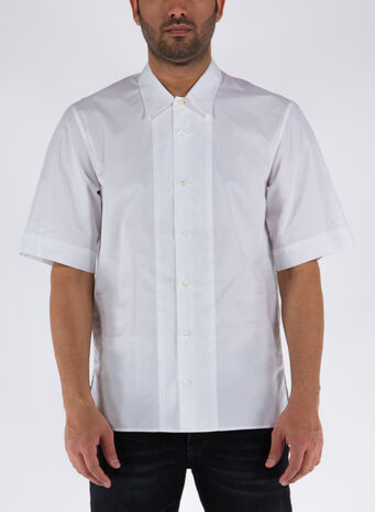 CAMICIA CUT DETAIL, 01BIANCO, small