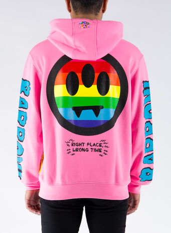 FELPA HOODY RAINBOW LOGO, 045BUBBLE, small