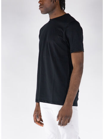 T-SHIRT GLITTER BACK, NERO, small