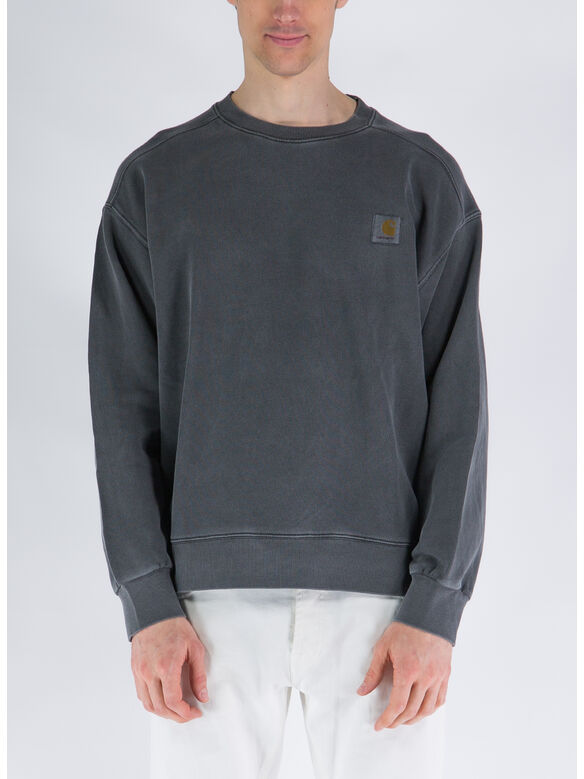 FELPA NELSON, 89GD BLACK GARMENT DYED, medium