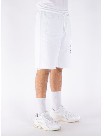 SHORTS LOGO, BIANCO, small