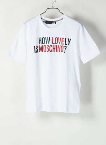 T-SHIRT LOVE MOSCHINO, A00, small