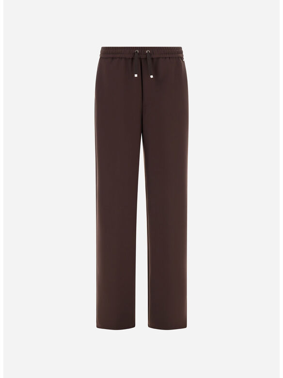 PANTALONE IN TESSUTO, 8800 MARRONE SCURO, medium