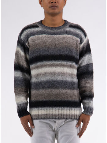 MAGLIONE GIROCOLLO RIGATO, , small