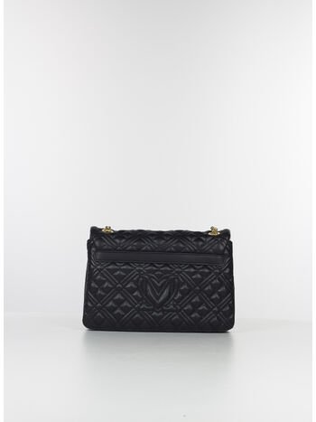 BORSA QUILTED BAG, 000 NERO, small