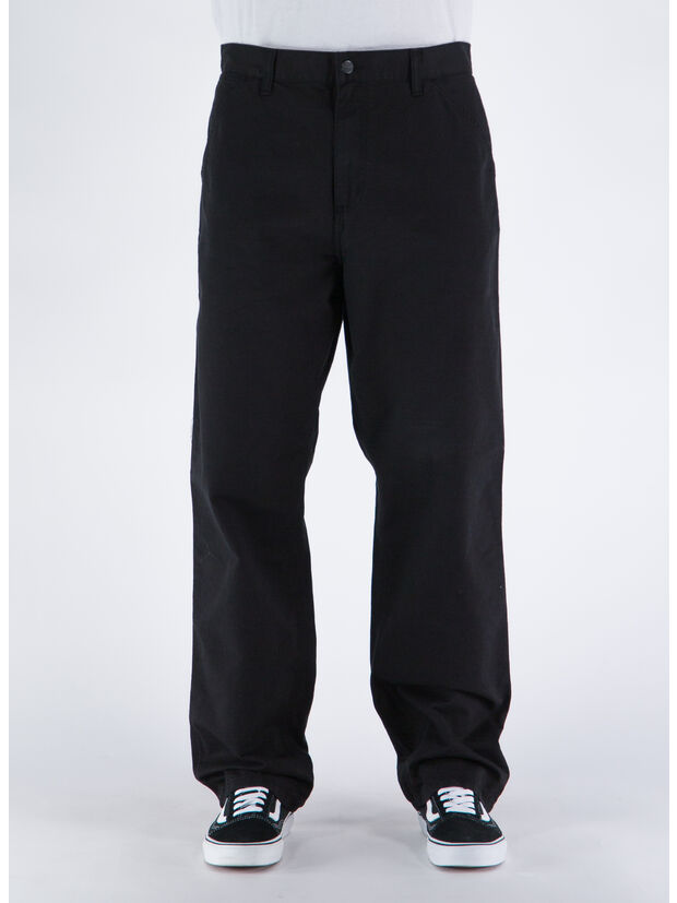 PANTALONE SINGLE KNEE, 89GD BLACK GARMENT DYED, large