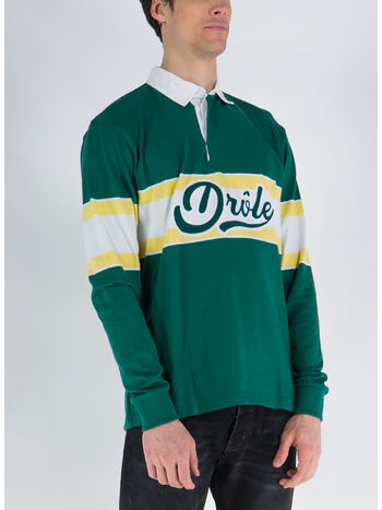 POLO CON MANICHE LUNGHE, DGN DARK GREEN, small