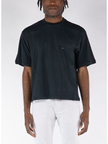 T-SHIRT CON LOGO, 110 BLACK, small