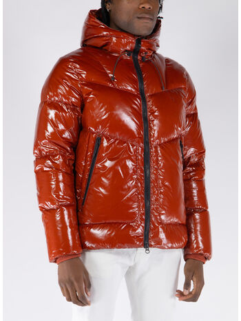 PIUMINO CON CAPPUCCIO, 553 PICCANTE RED, small