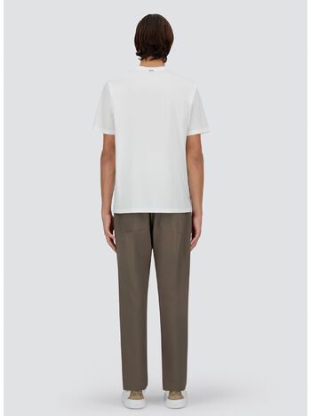 T-SHIRT GIROCOLLO, BIANCO, small