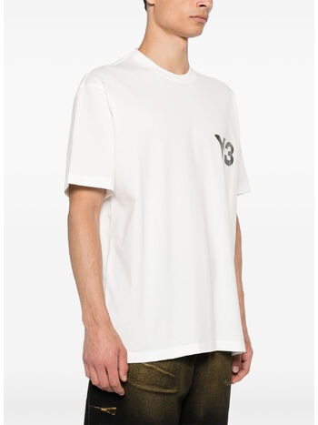 T-SHIRT LOGO, CWHITE, small