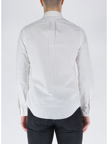 CAMICIA A MANICHE LUNGHE, 002WHITE, small