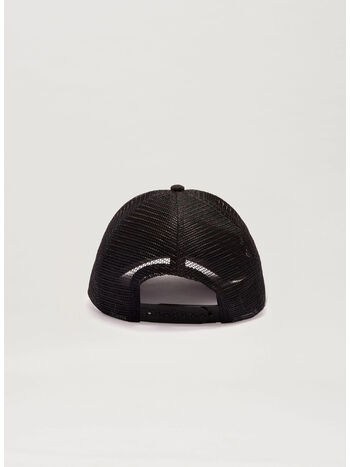 CAPPELLO CURVED LOGO MESH, 1010 BLACK BLACK, small
