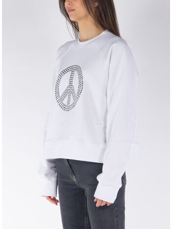 FELPA GIROCOLLO CON LOGO, A0001, small