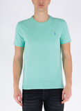 T-SHIRT BASIC CON LOGO, 265AQUAVERDE, thumb